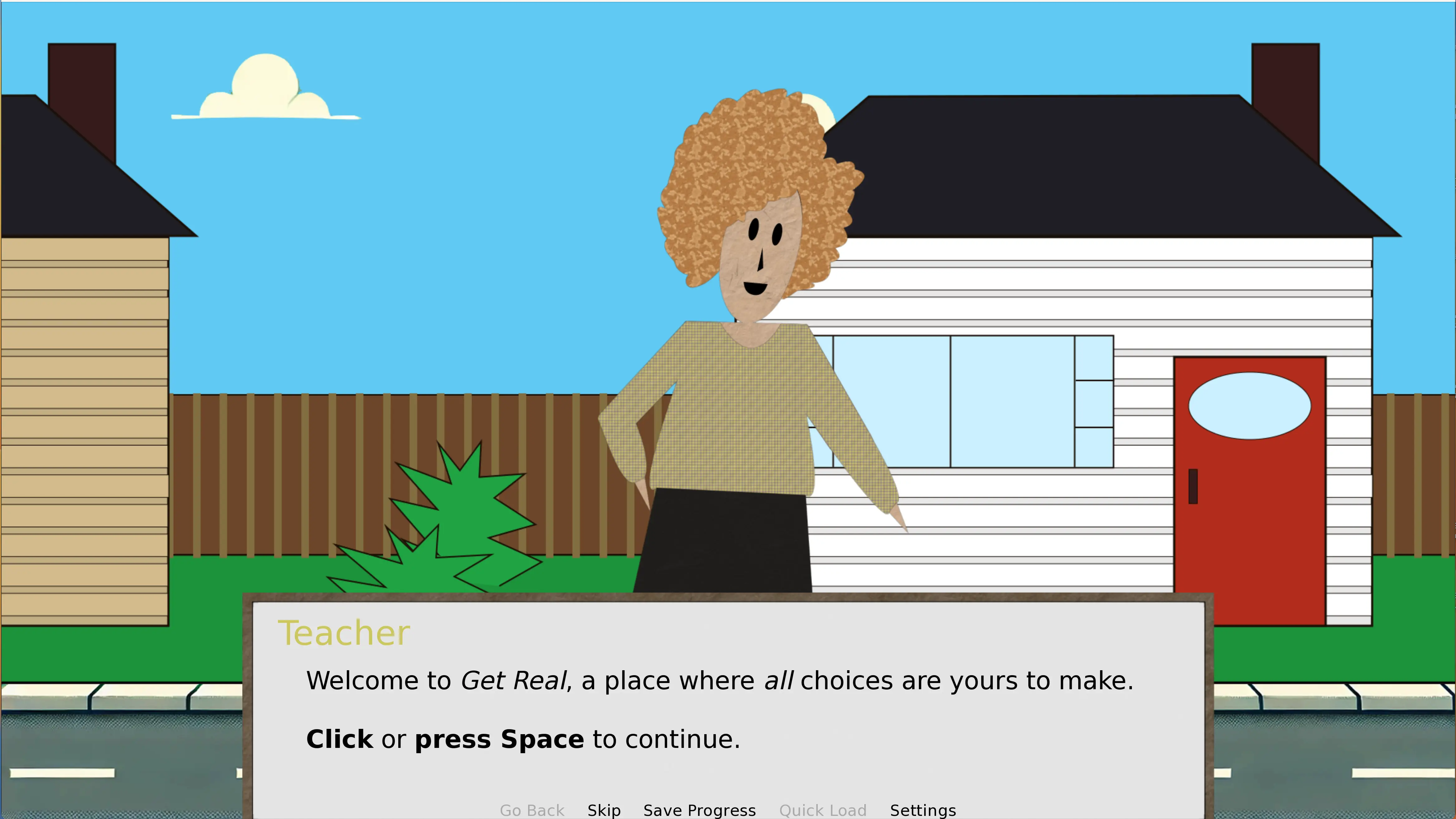 A specialization of the user interace